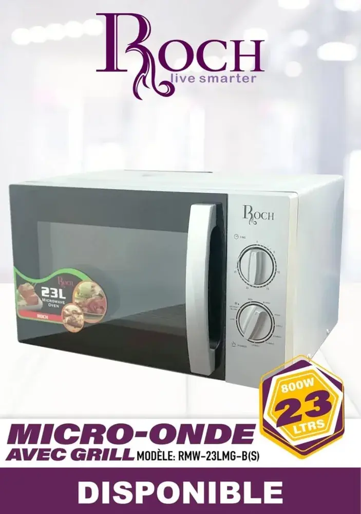 Micro-onde Roch 23L Gris RMW23LMGBS
