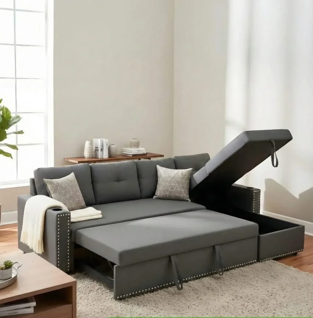 Salon Canapé 4 Places Maria Vert 9051