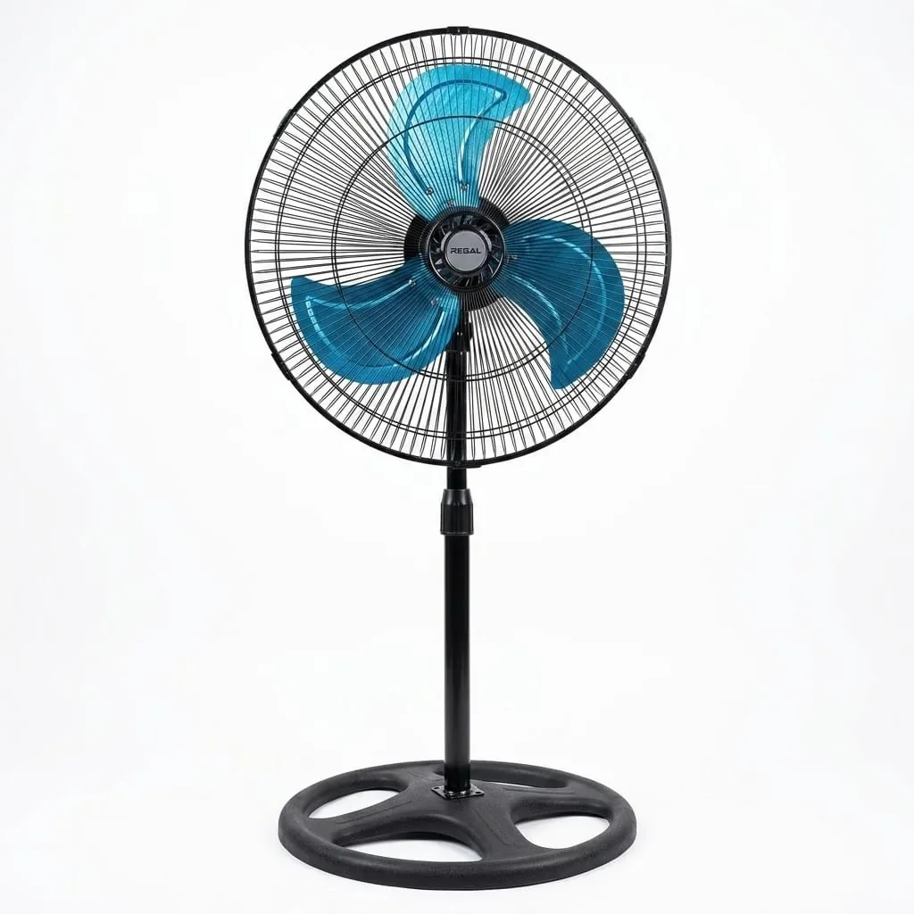 Ventilateur Regal 18'' sur pied noir R187